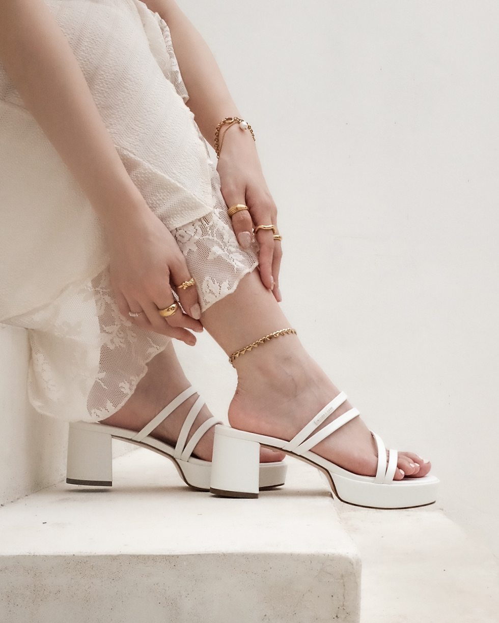 Thumbnail: (防水) Baroque Pearl Rolo Chain | 18KGP BRACELET