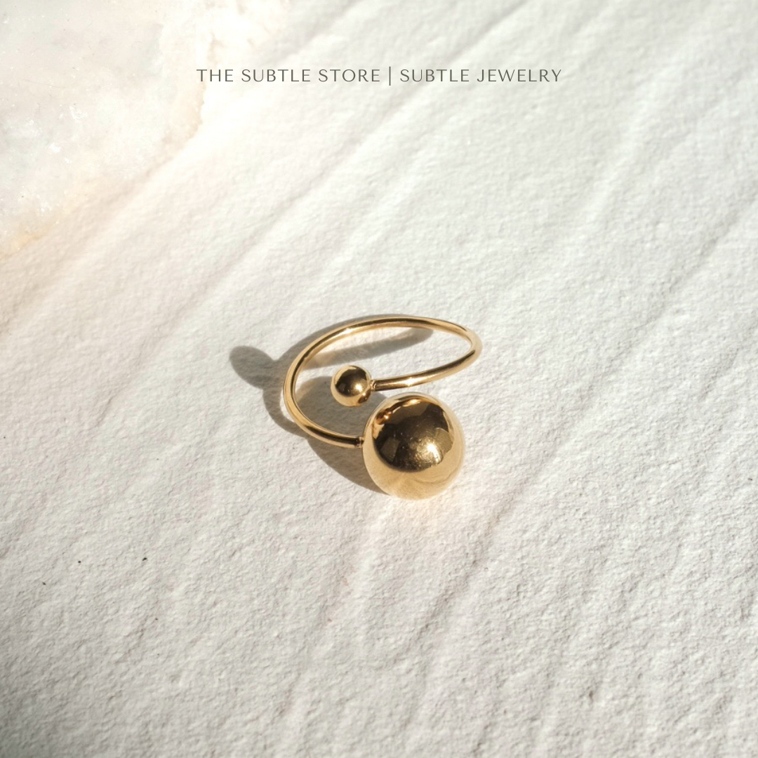 (防水) 大波細波 | 18KGP RING