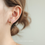 Thumbnail: (防水) Curve Ball Ball | 18KGP Earring