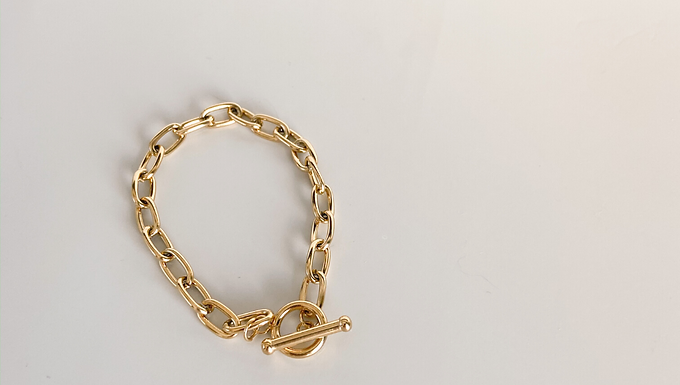 (防水) Basic OT | 18K Bracelet