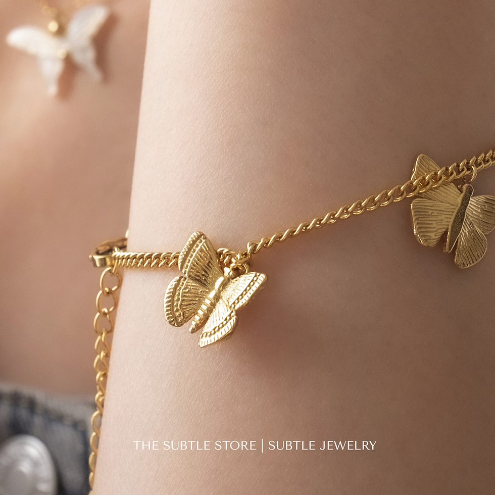 縮圖：(防水) Butterfly4U  | 18KGP Bracelet