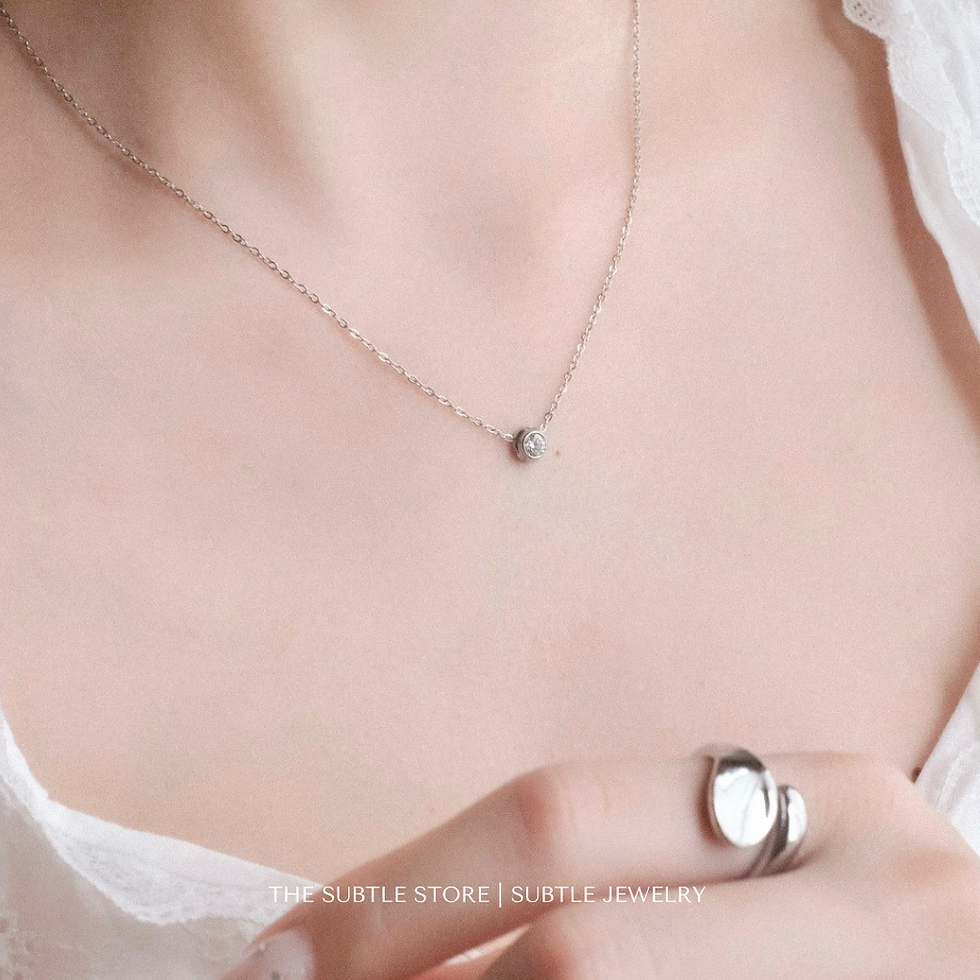 縮圖：(防水) US6-8 - Silver Petal | 18KGP RING