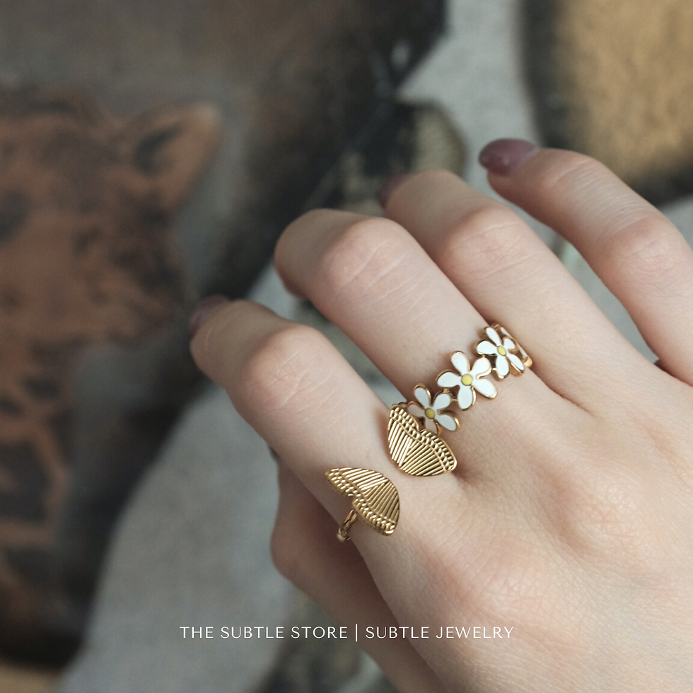 Thumbnail: (防水) Butterfly Wings | 18KGP RING