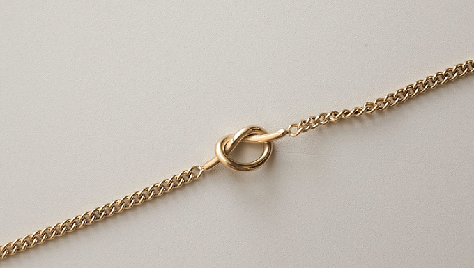 (防水)  Cuba Knot | 18KGP BRACELET