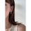 Thumbnail: (防水) Silver Twist 2cm | 18KGP Earring