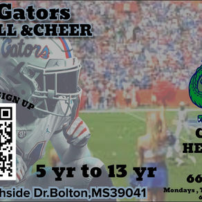 Join the I20 Gators for Football and Cheer Sign-Ups for Kids Ages 5-13