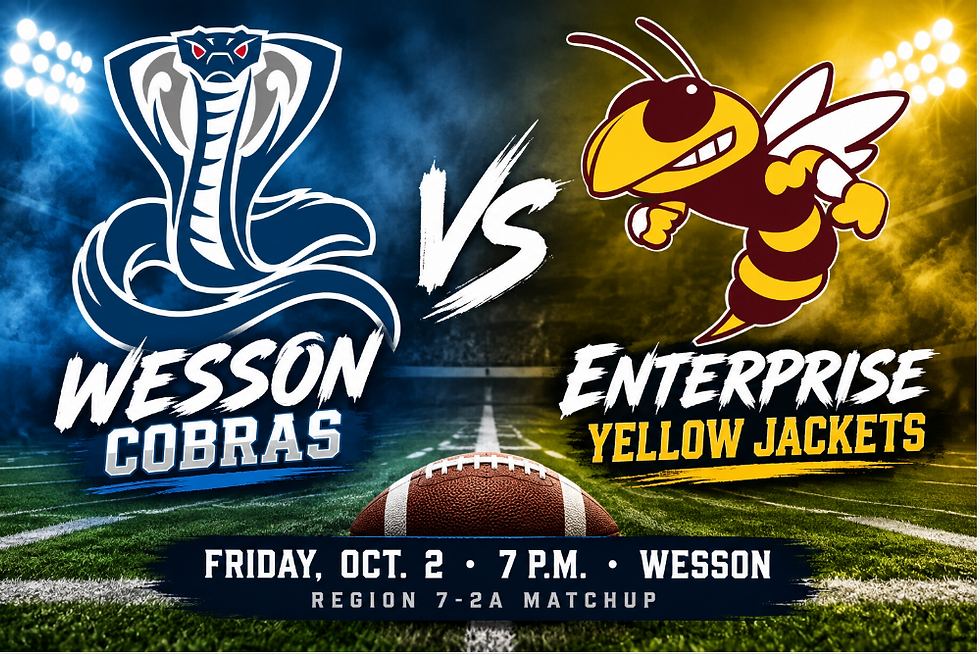Wesson Cobras put undefeated record on the line against Enterprise