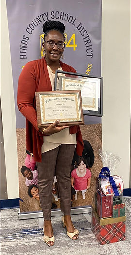 Yolanda Bell of BEEMS named Teacher of the Year