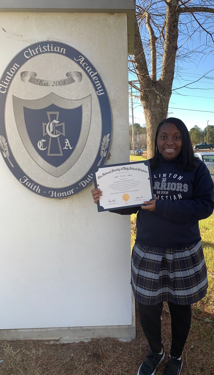 Cornelius recognized for superior academic achievement