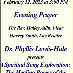 St. Mary's Second Sunday Service Set for February 12 