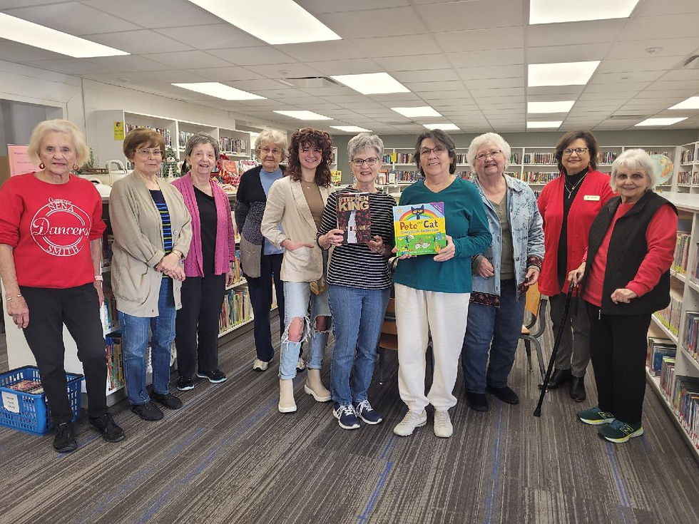 Monthly books giveaway at library
