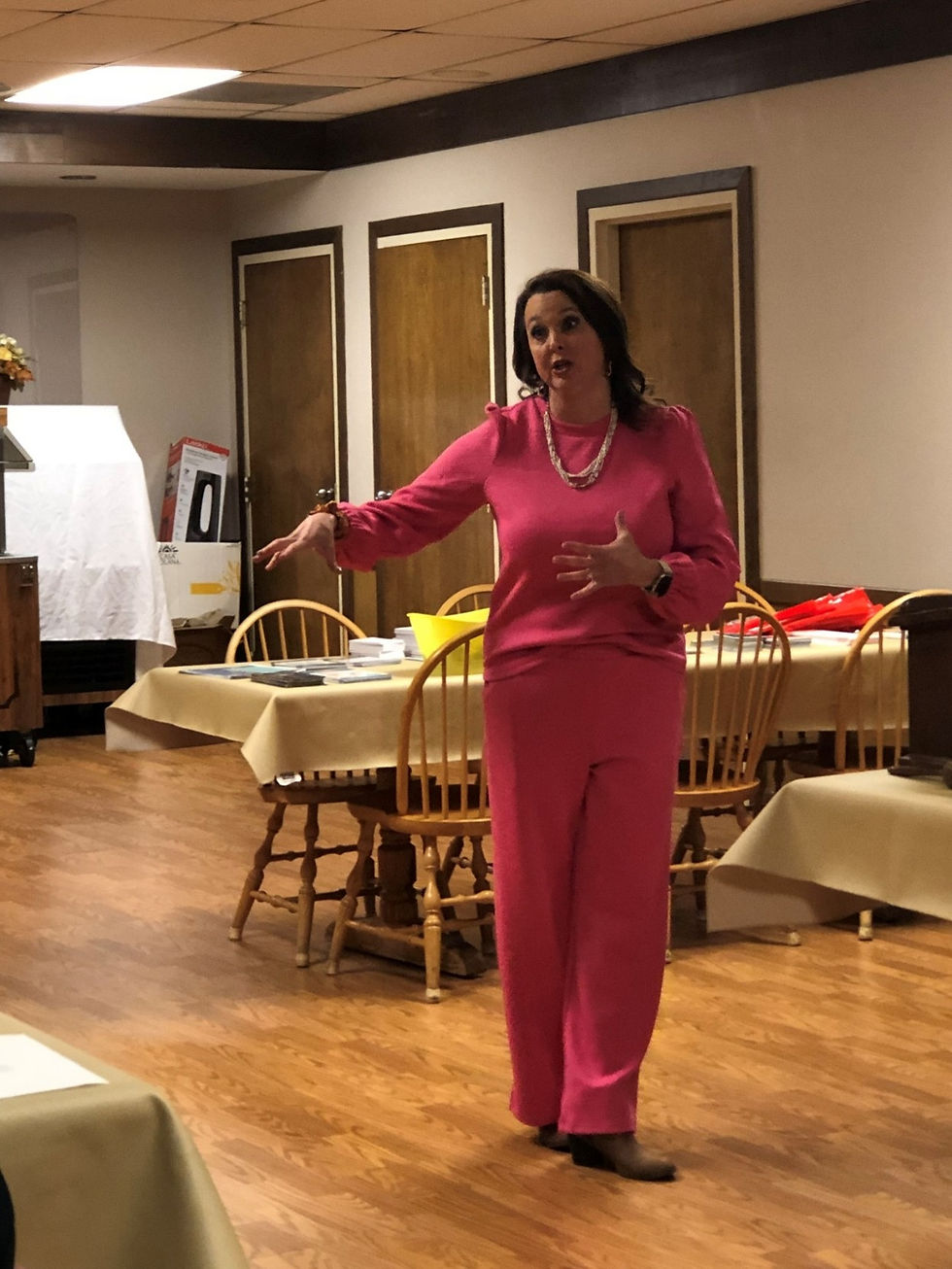 Breazeale speaks at Wesson Lion’s Club