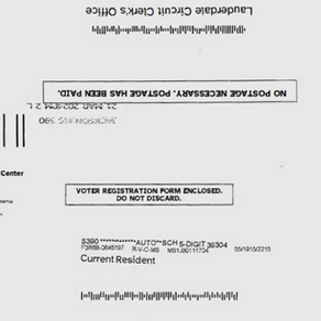 Voter Registration Mailers from Third Parties Alert