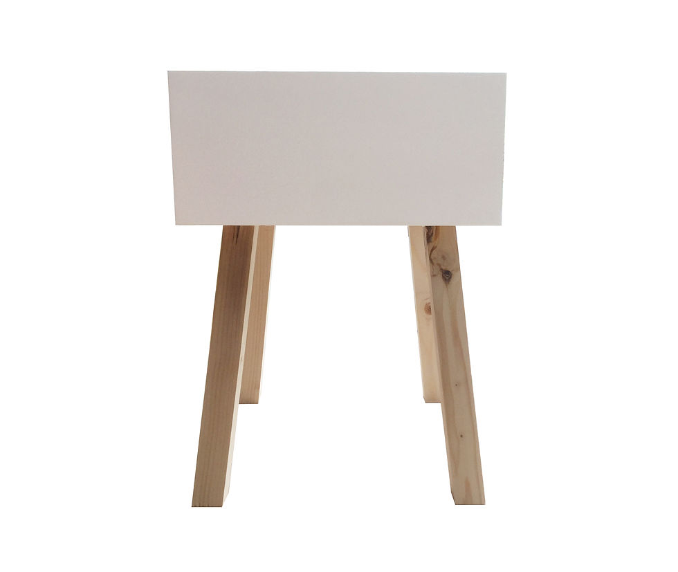 Nachtkastje - Scandinavisch design - zijkant