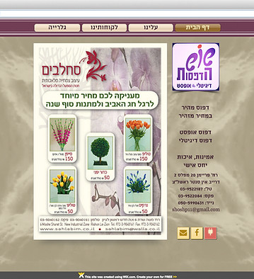 אתר שוש הדפסות - באנר עליון