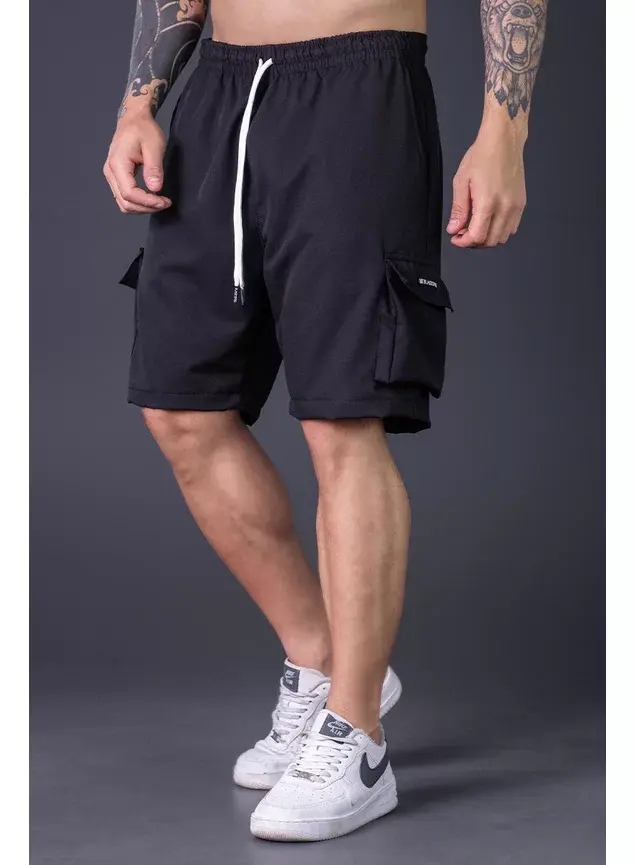 Short Cargo Black Night na Other Style