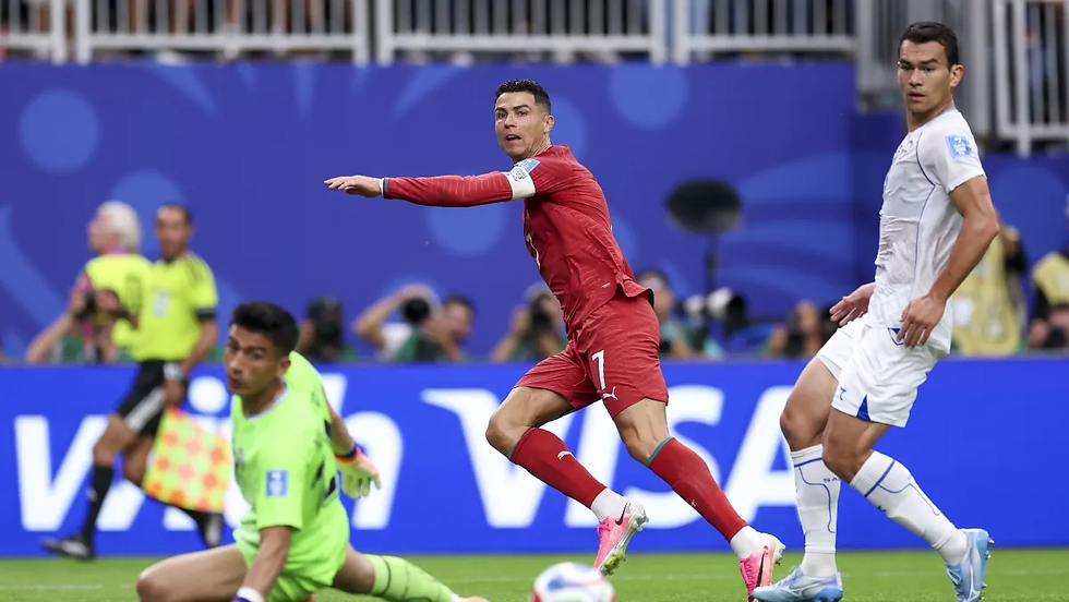 Cristiano Ronaldo desencanta, e Portugal goleia o Uzbequistão na Copa