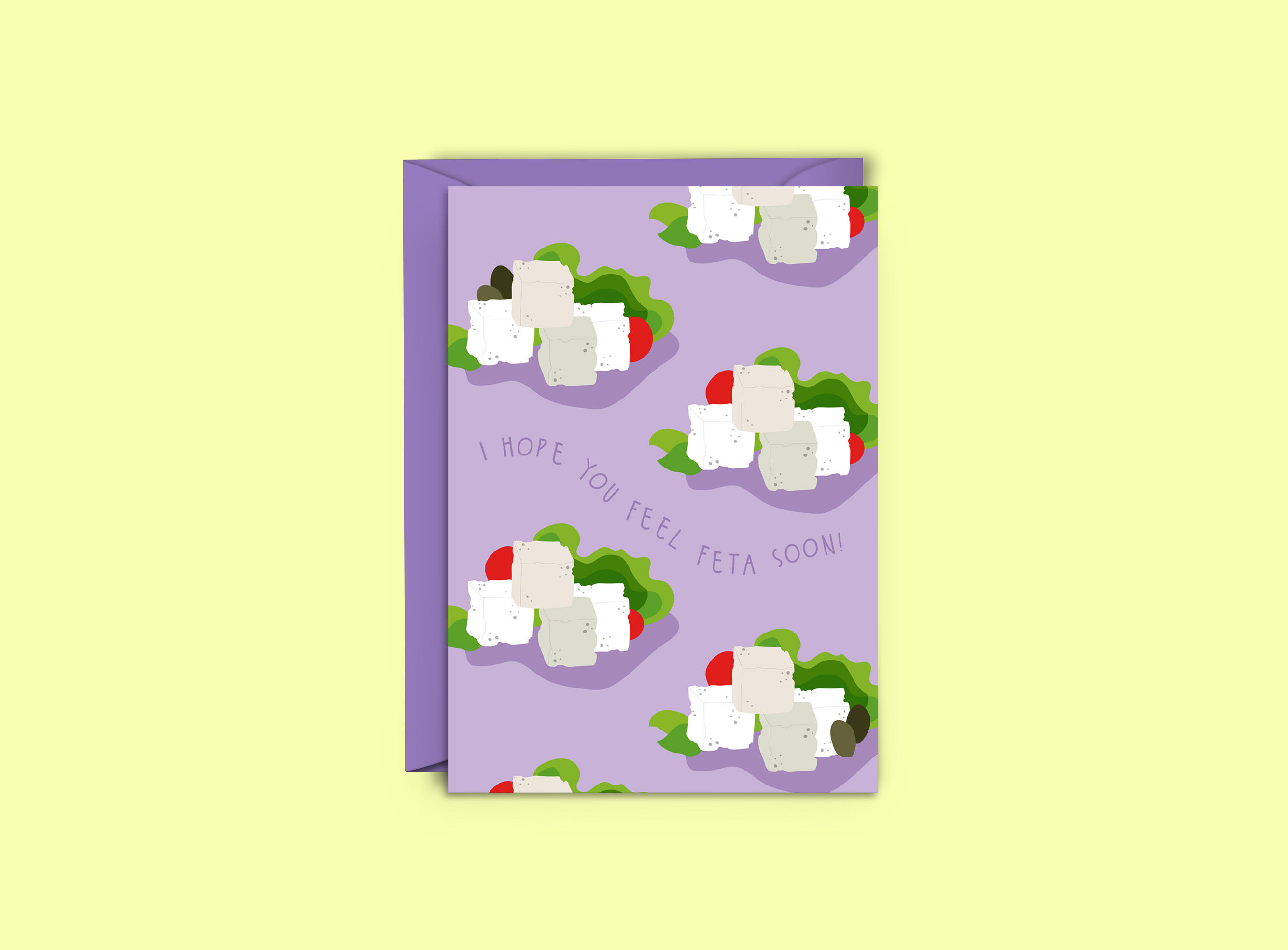 Feta Cheese Card