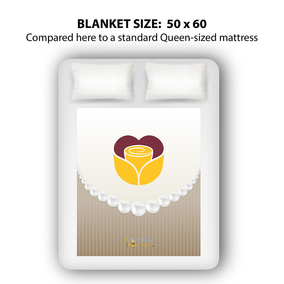Thumbnail: EXCLUSIVE - The Juanita Boutique Blanket - Rose logo