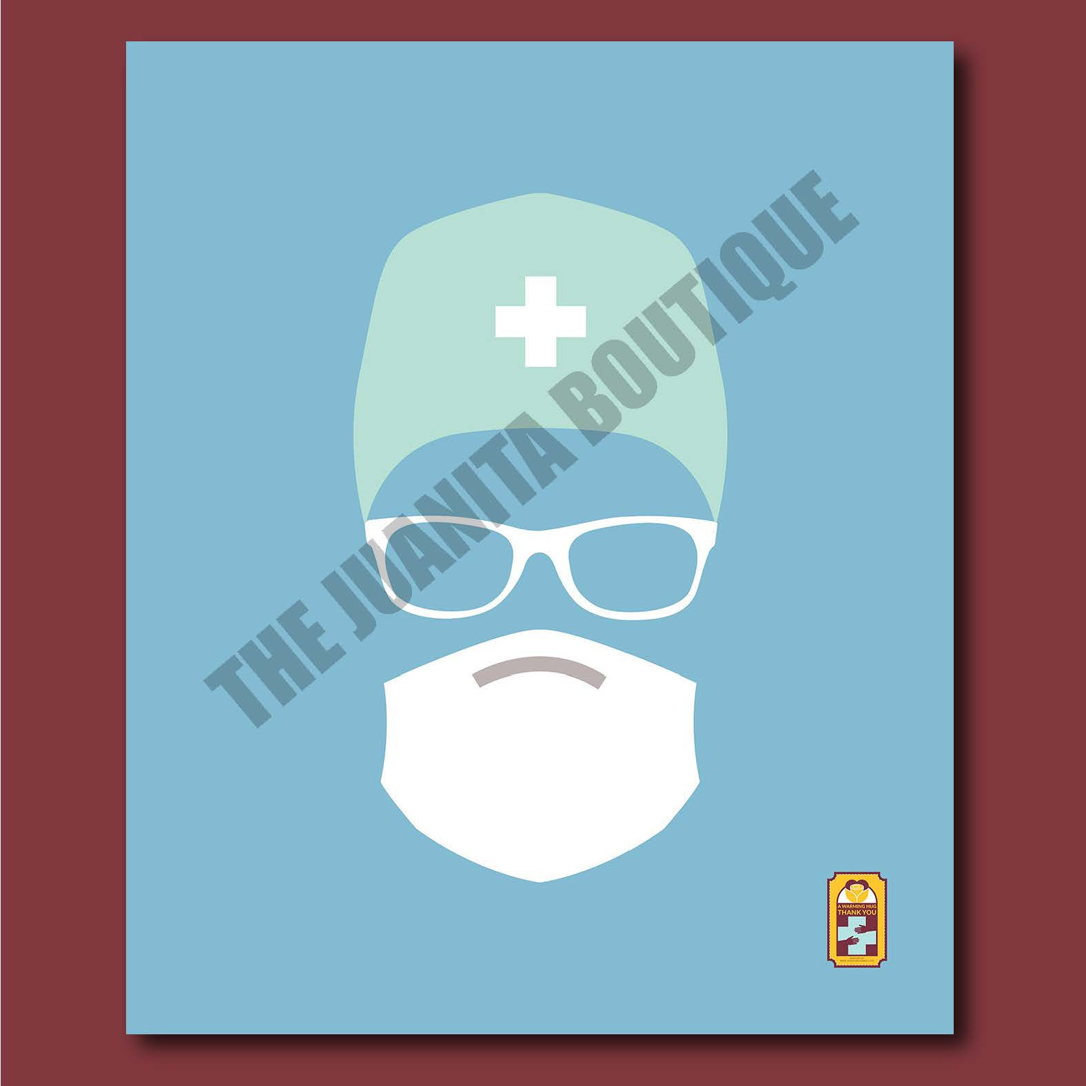Doctor - “A WARMING HUG – THANK YOU” blanket