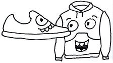 Sneaker und Hoodie im Edofsky Stil