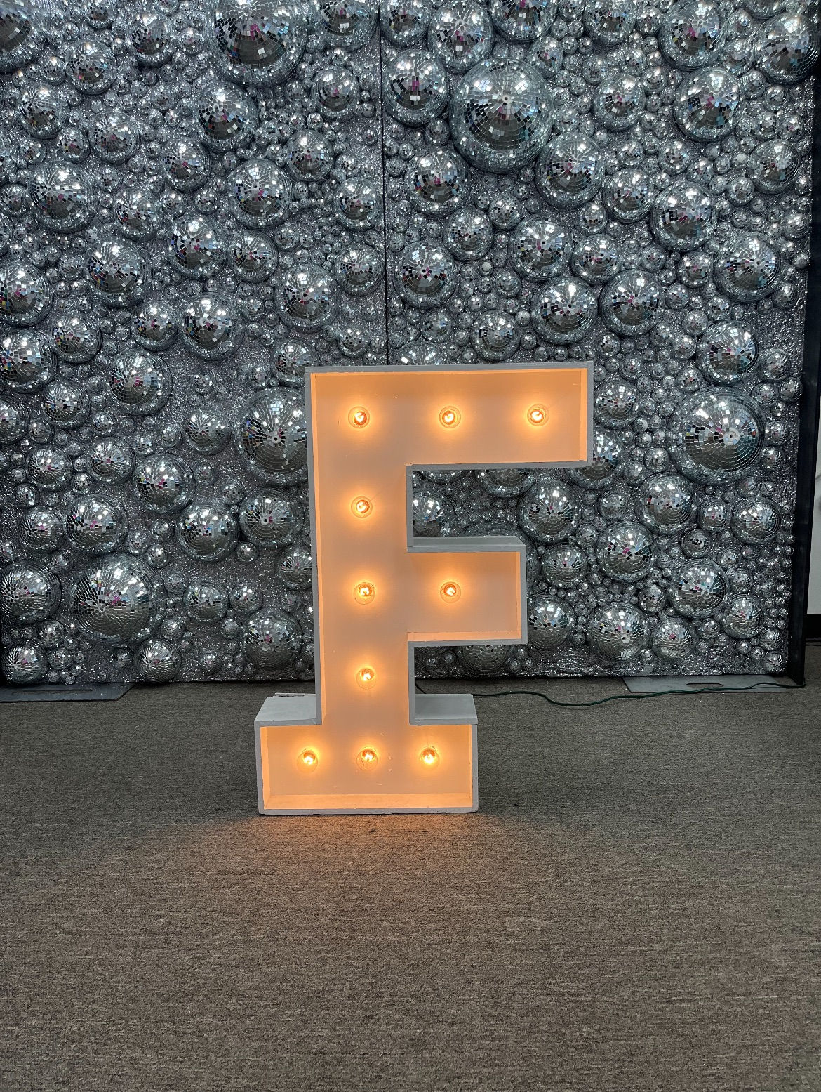 Marquee "F" 3ft Letter