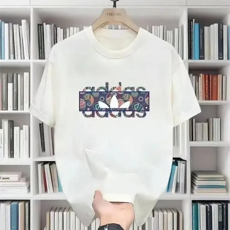 Men's and Women's T-shirts, Fashionable and Breathable Street Wear Casual T-shir