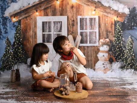 Photos de Noël en famille