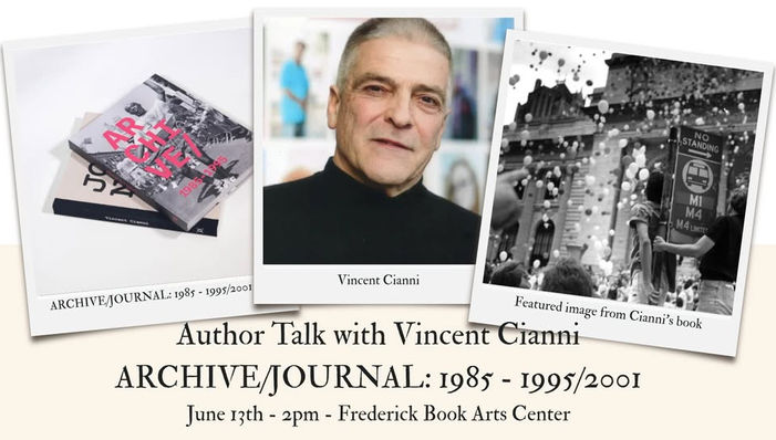 Author Talk with Author/Photographer Vincent Cianni