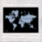 World Map – Travel Themed Magnet Board