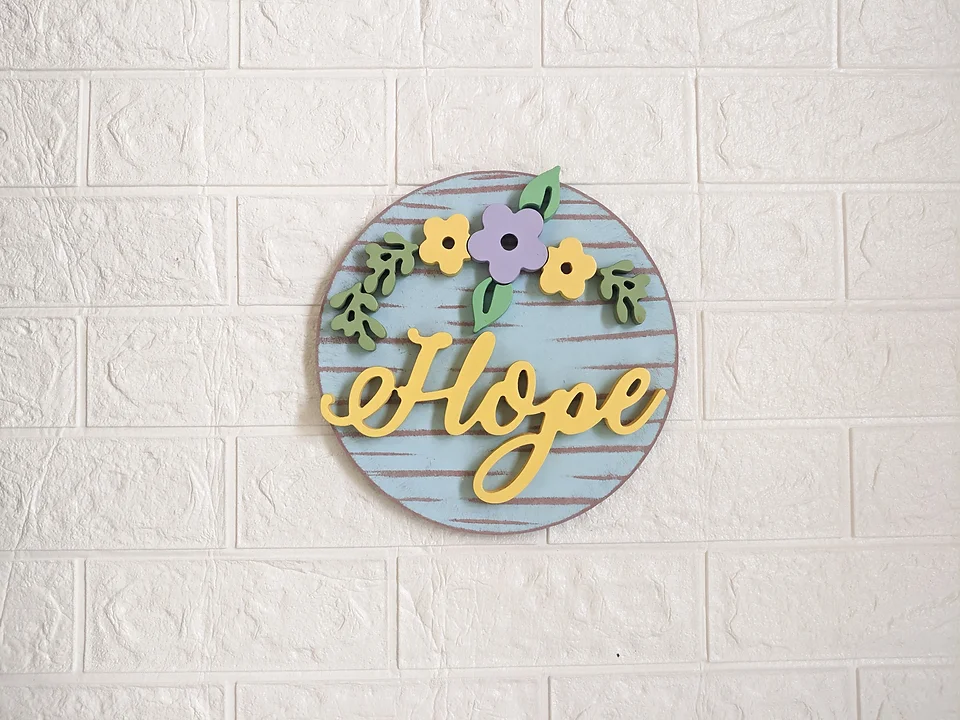 Hope 3d Handmade Wall Decor Decography