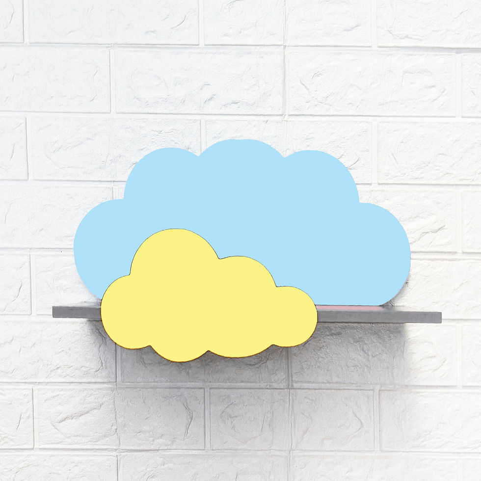 Thumbnail: Cloud Shaped Floating Shelf