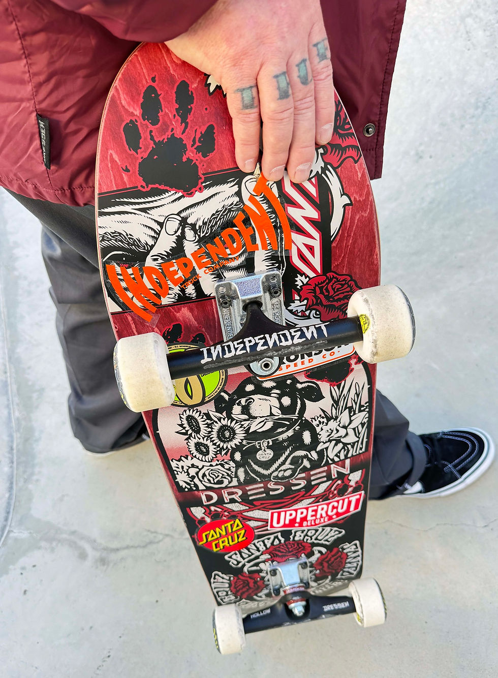 Thumbnail: 151 Stage 4 Hollow Eric Dressen Pro Black Silver Standard Trucks Independent