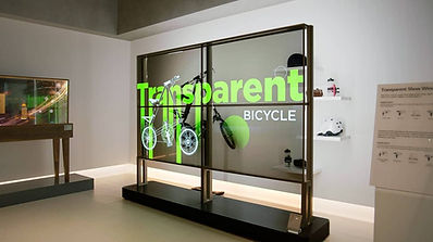 Holograafi effektide loomiseks OLED läbipistvad ekraanid Novaver OÜ