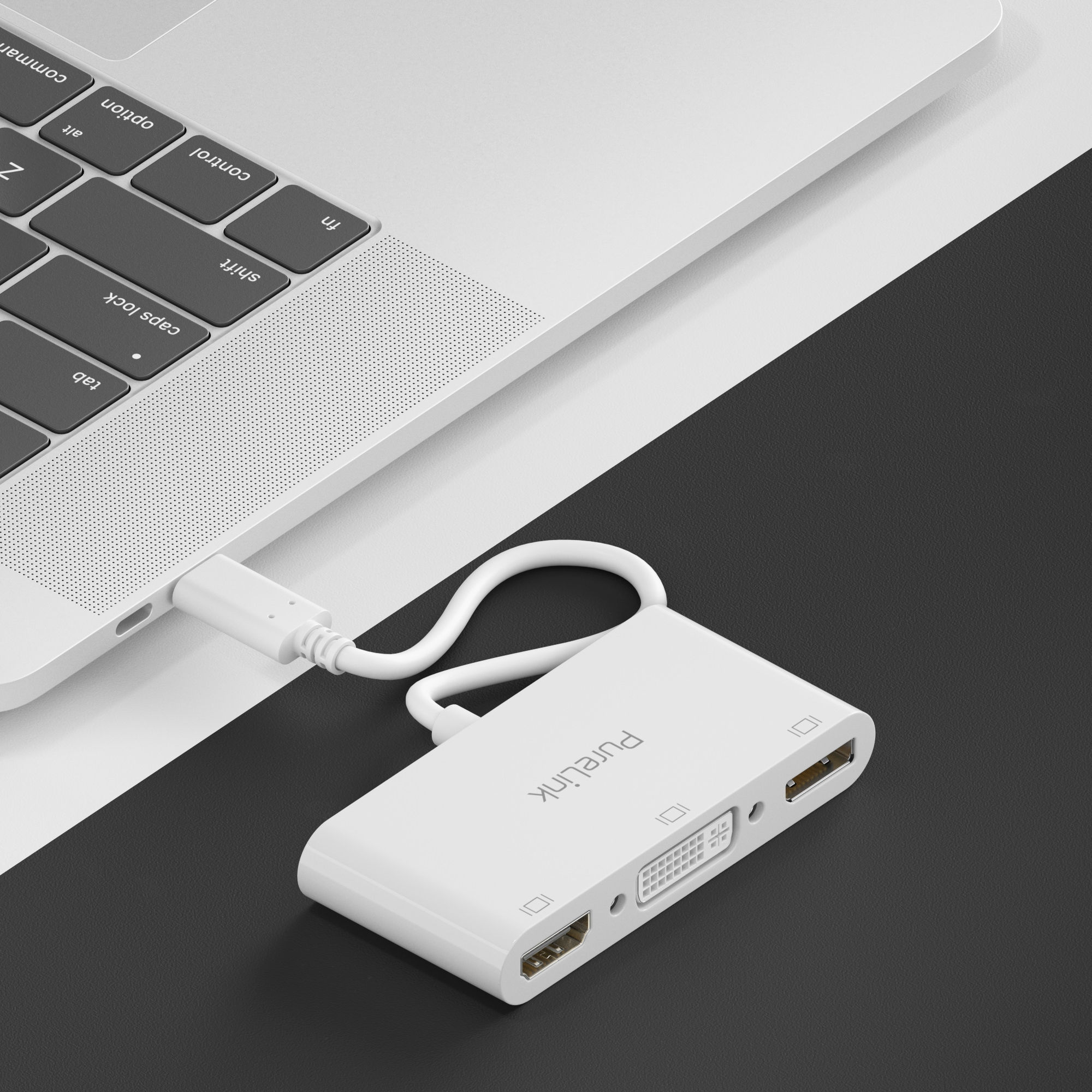 USB-C adapter | USB-C--> HDMI + DVI + Displayport (DP).