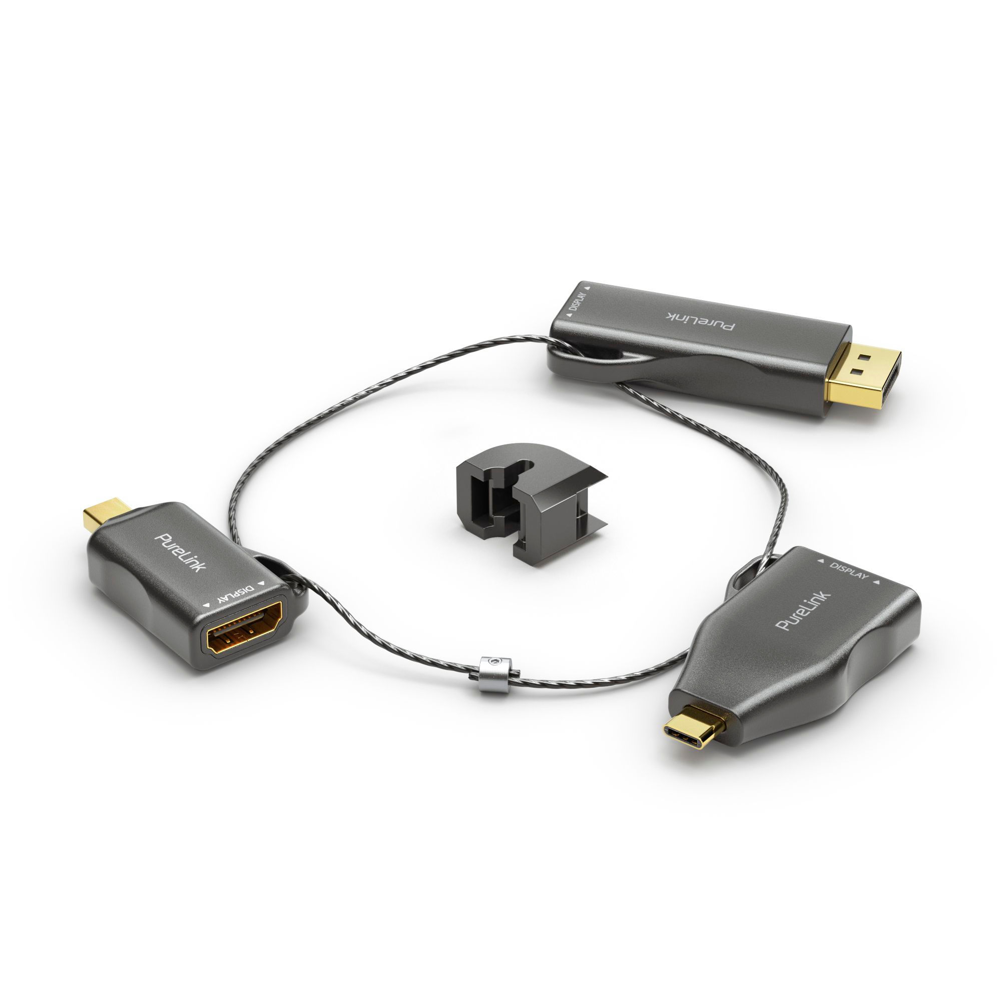 4K HDMI-adapterirõngas kolme adapteriga