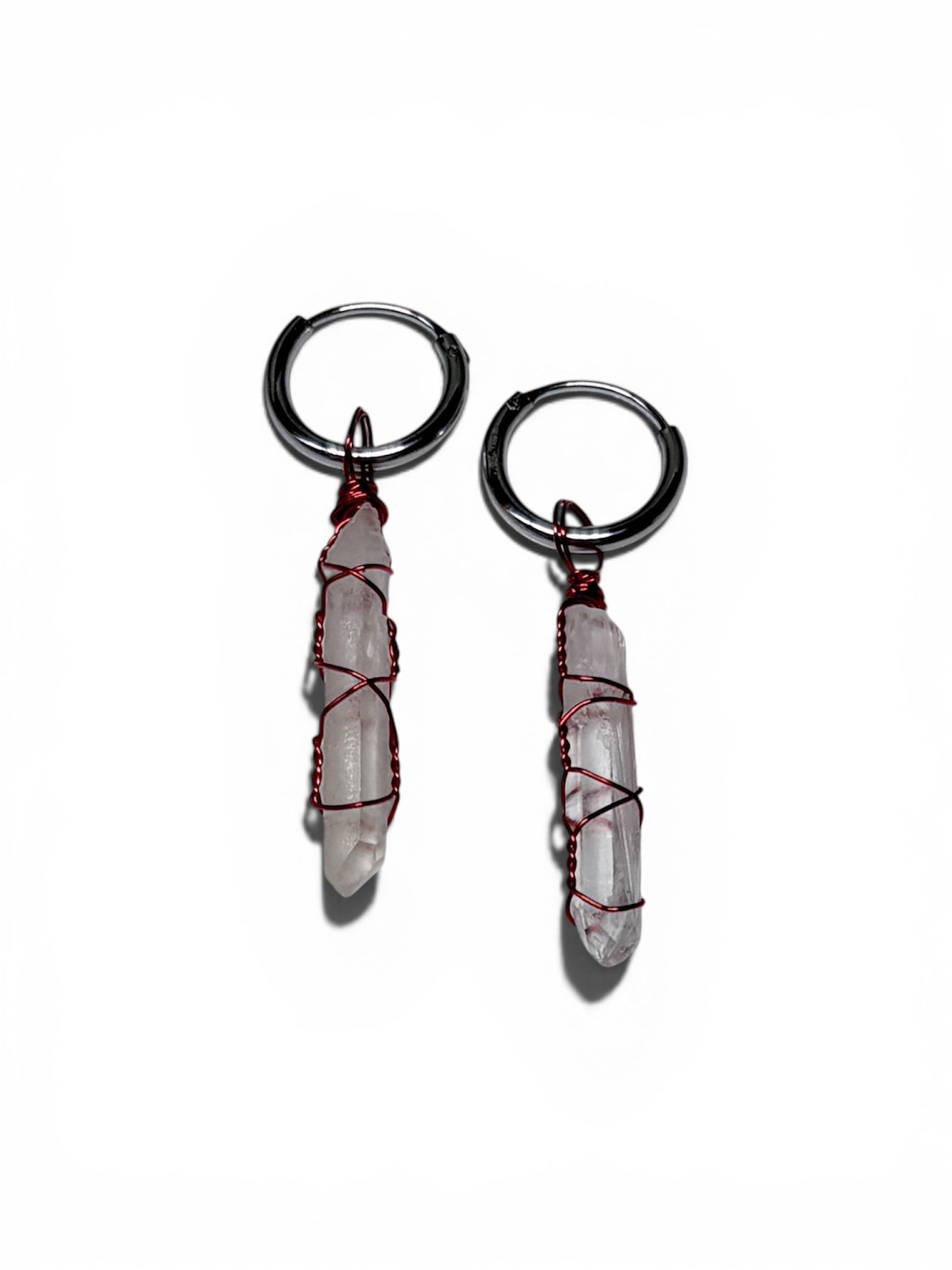 Root Chakra Crystal Earrings