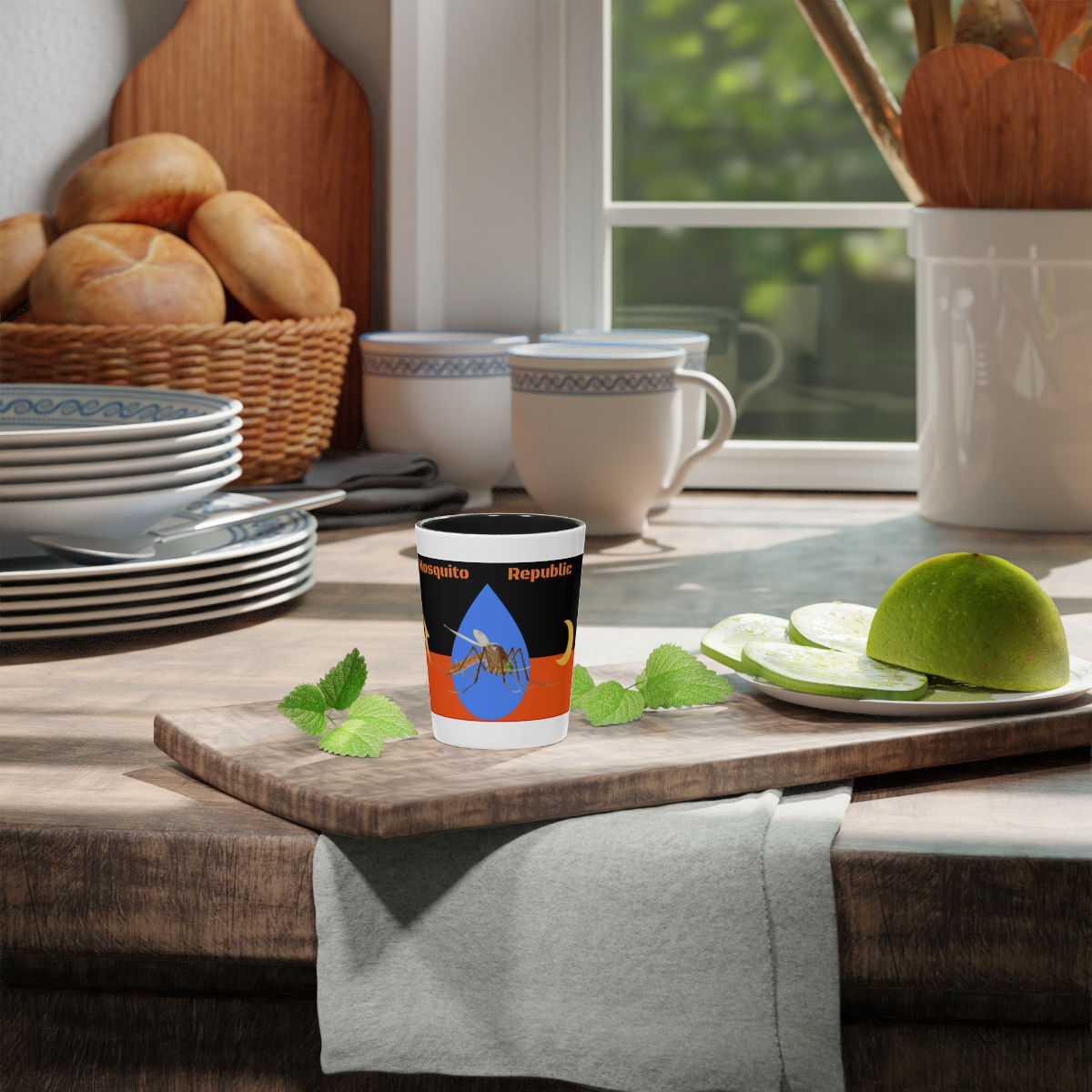 Mosquito Republic Shot Glass