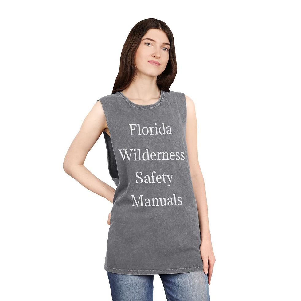 Thumbnail:  It's a swamp thing - Unisex Stonewash Tank Top
