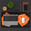 Thumbnail: Brushy Bert Cube Desk Mat
