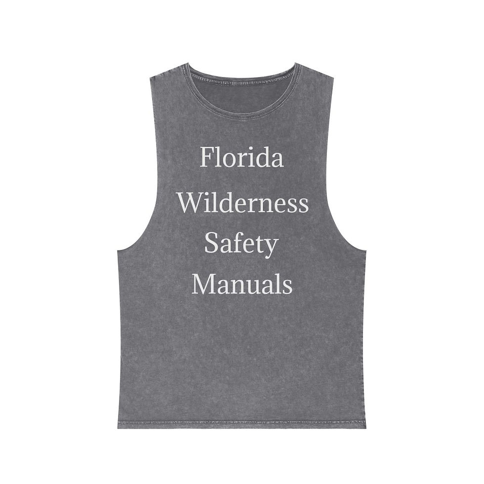 Thumbnail:  It's a swamp thing - Unisex Stonewash Tank Top