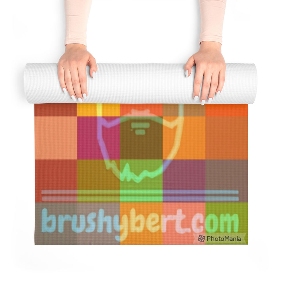 Thumbnail: Brushy Bert Foam Yoga Mat