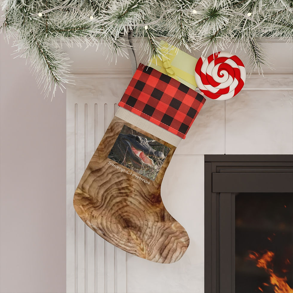 Thumbnail: Swamp Christmas Stocking