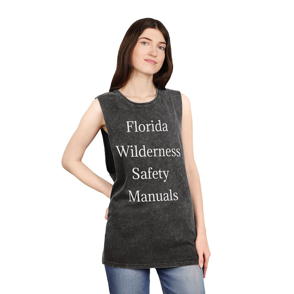 Thumbnail:  It's a swamp thing - Unisex Stonewash Tank Top
