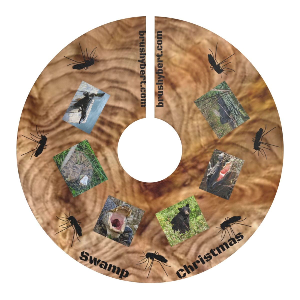 Swamp Christmas Tree Skirts