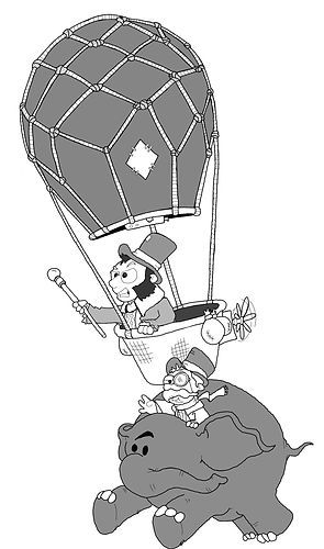 The Commodore and the Admiral Illustration