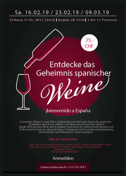 Weinabend Flyer