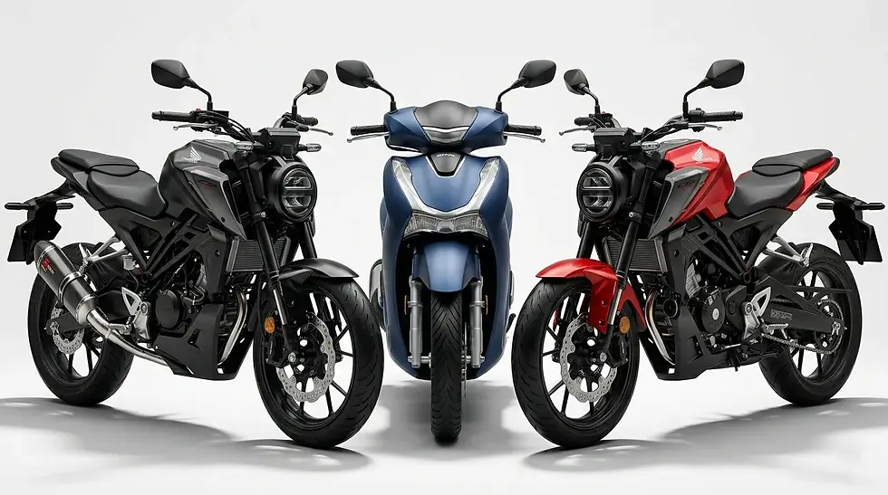 A1 ehliyet kapsamında 125 cc scooter ve commuter motosikletler