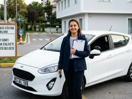 Araba ehliyeti almak isteyen aday için B sınıfı sürücü belgesi süreci