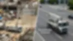beton pompasında şantiye içi kullanım ile karayolunda kullanım farkını gösteren görsel